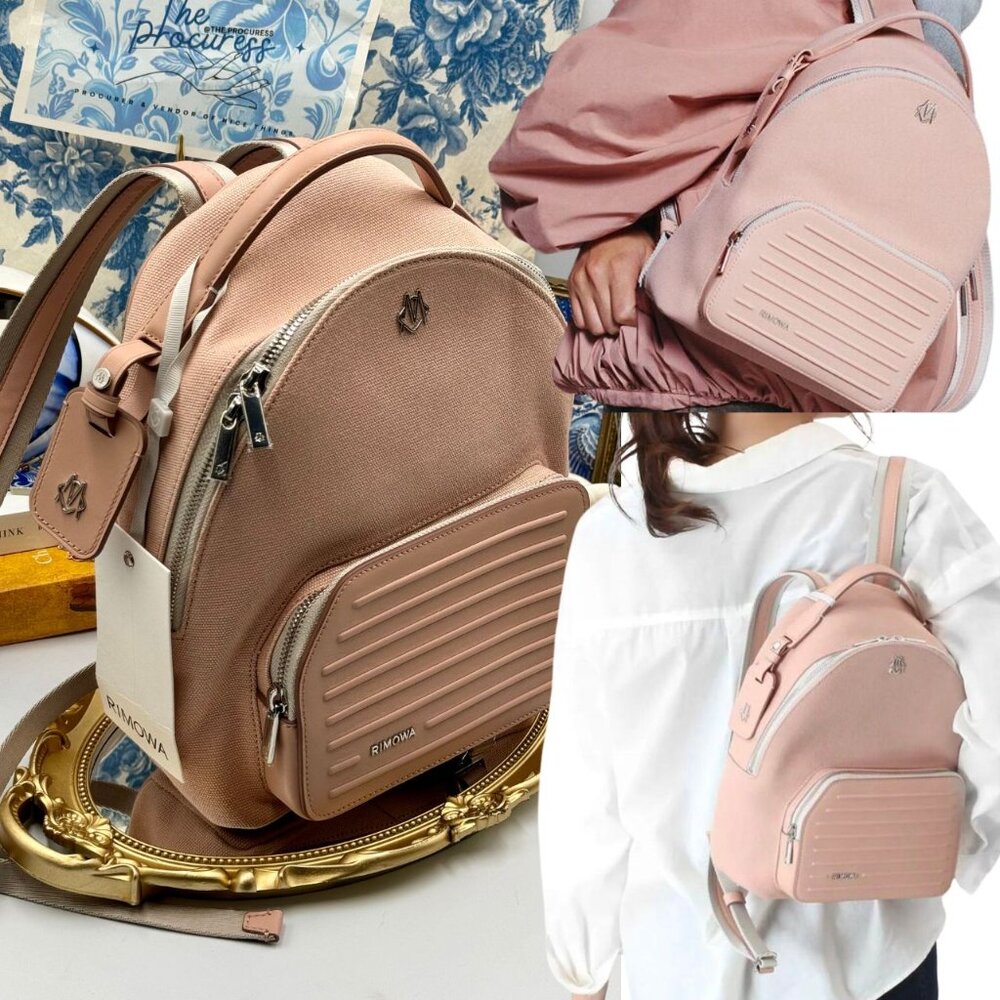 🆕 RIMOWA 🧿 NWT Never Still Backpack, Desert Rose